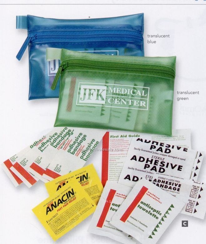 Pillowline Translucent Personal First Aid Kit