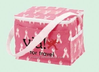 Pink Ribbon 6 Can Cooler