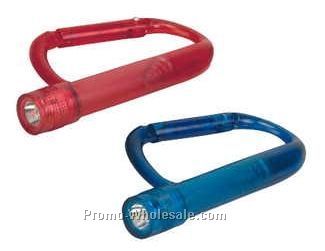 Plastic Carabiner W/ Light