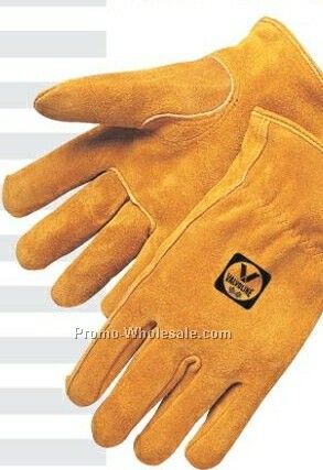 Premium Bourbon Brown Split Cowhide Driver Gloves (S-xl)