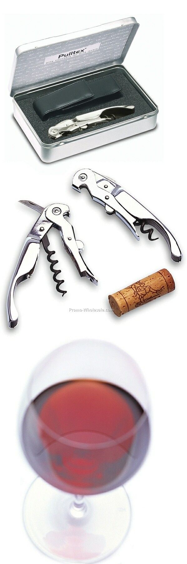 Pulltex Pullparrot Corkscrew With Leather Case