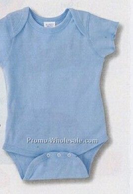 Rabbit Skins Infant 5.3 Oz. Lap Shoulder Creeper Nb-24 Mo. White