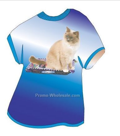 Ragdoll Cat Acrylic T Shirt Coaster W/ Felt Back