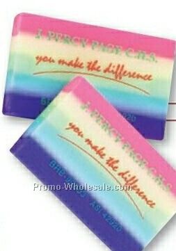 Rectangle Rainbow Eraser (2"x1"x1/4")