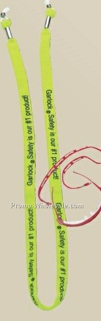 Repeat Imprint Strap Polyester Eyewear Retainer Lanyards