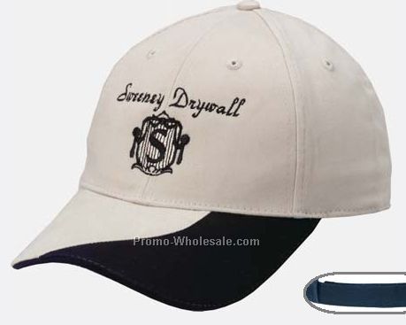 Slash Structured Brushed Cotton Twill Cap (Blank)