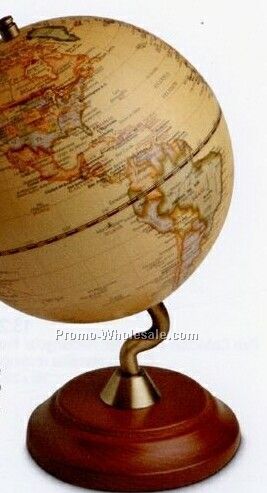 Small Globe Classic With Wooden Base