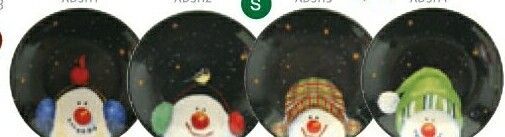 Snowman Dishes Set