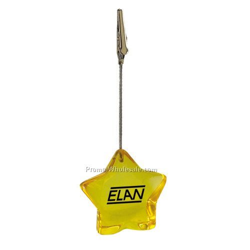 Star Memo Holder Clip