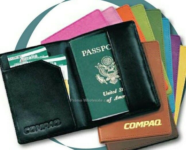 Synthetic Leather Passport Jacket