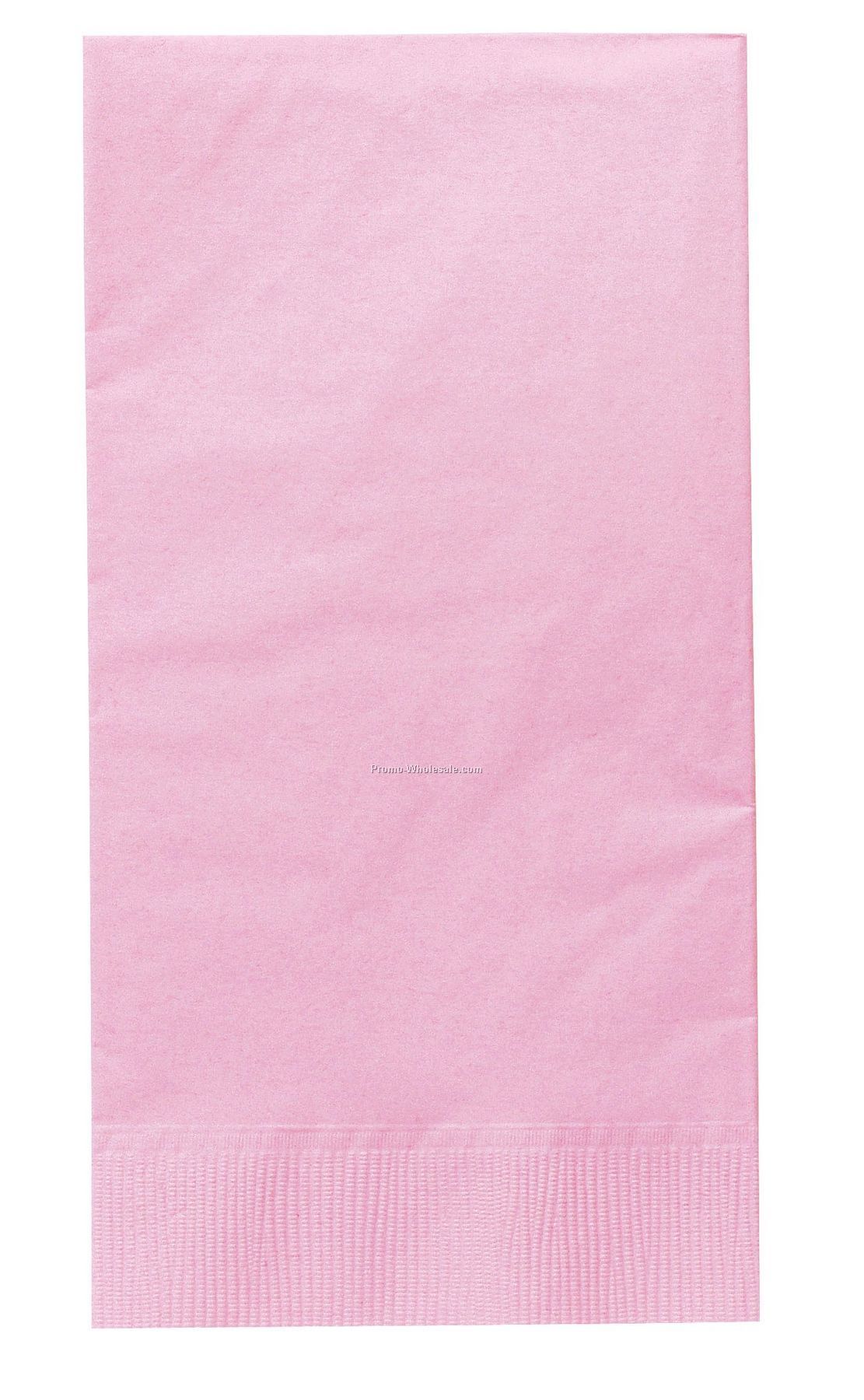 The 500 Line Colorware Classic Pink Dinner Napkins W/ 1/8 Fold