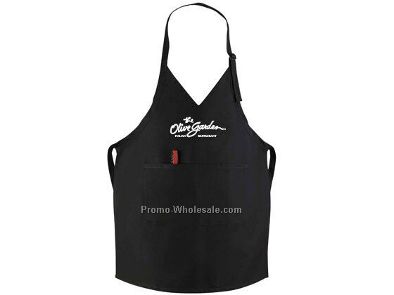 The Tuxedo Bib Apron With Pockets (Embroidered)