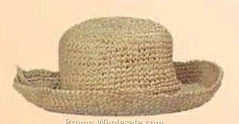 Tight Weave Straw Hat/ Packable (One Size Fit Most)