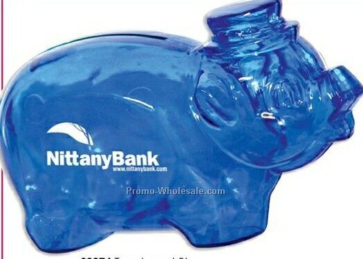 Translucent Blue Smash It Piggy Banks