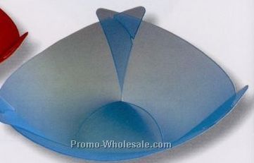 Triangle Bowl Plyfold3 Container With Tab Closure - Flat 9" Wide
