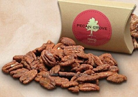 Two Flavors - Spicy & Caramelized Pecans - Pillow Paks