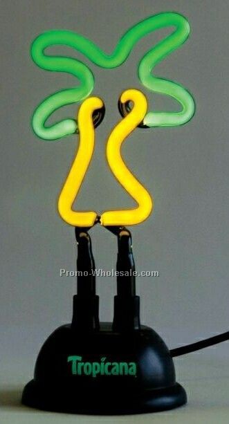 USB Neon Palm Tree Desk Light