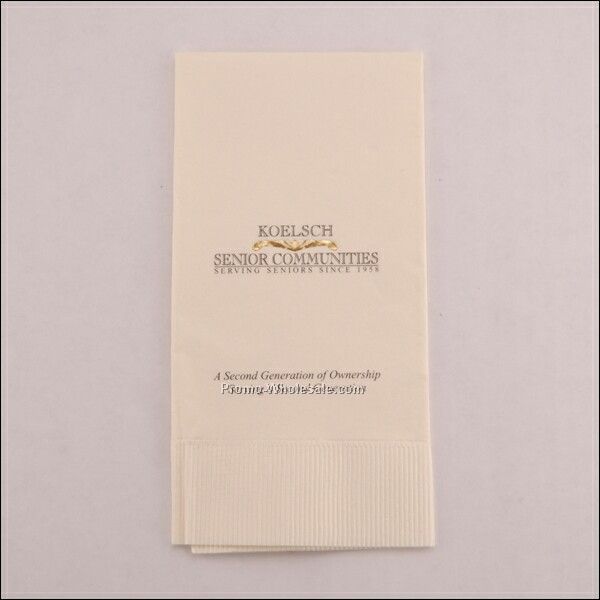 Vanilla 3 Ply Colored Dinner Napkin