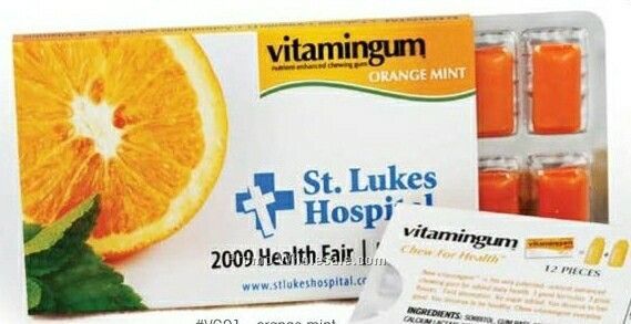 Vitamingum Nutrient-enhanced Chewing Gum (Raspberry Lemonade)