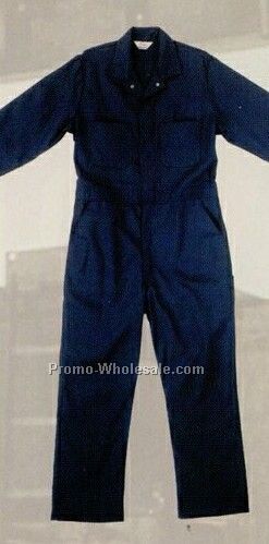 Walls Navy Blue Relaxed Fit Coverall (S-3xl) - Navy Blue