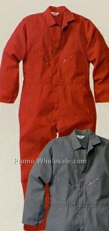 Walls Poly Cotton Coverall (34-60) - Red