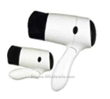 White / Black Accent Hair Dryer