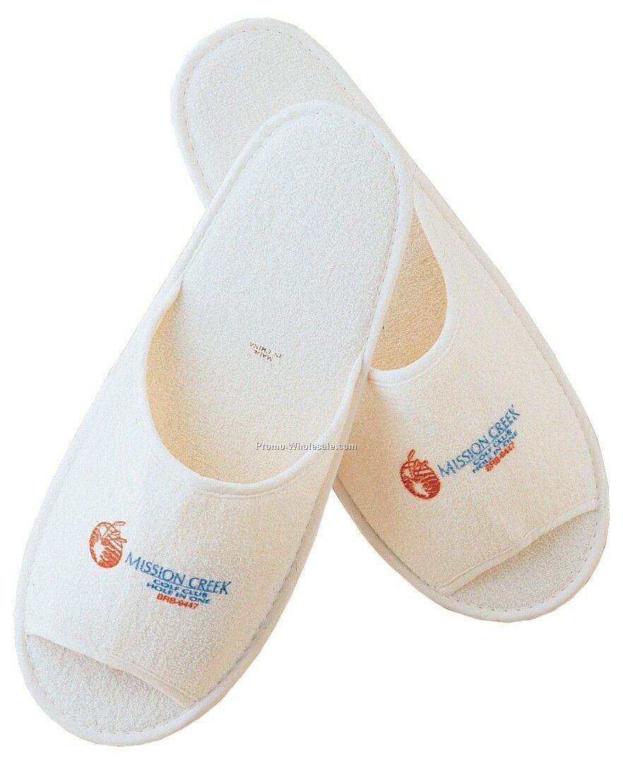 White Traveling Slippers (One Size)