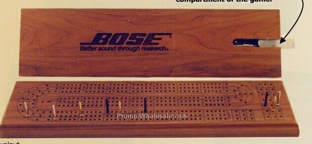 Wood Cribbage Board