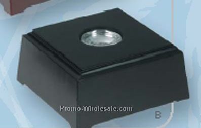 Wood Lighted Base - Black