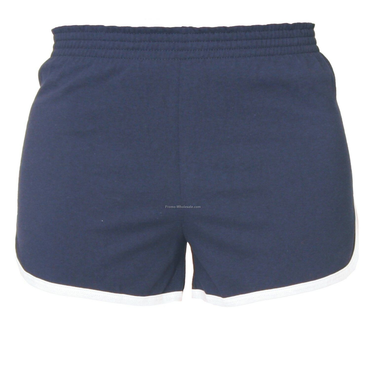 Youths' Navy Blue Retro Shorts (Ys-yl)