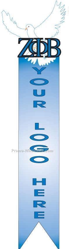 Zeta Phi Beta Sorority Mascot Bookmark W/ Black Back