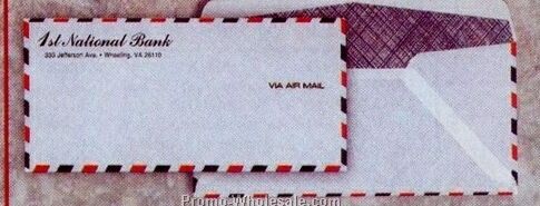#10 Sub 13 Window Tinted Air Mail Envelopes