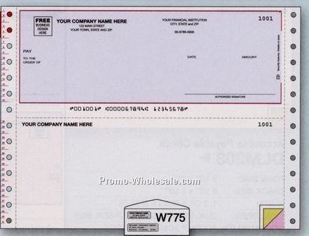 1 Part Continuous Multipurpose Check (Simply Accounting Compatible)