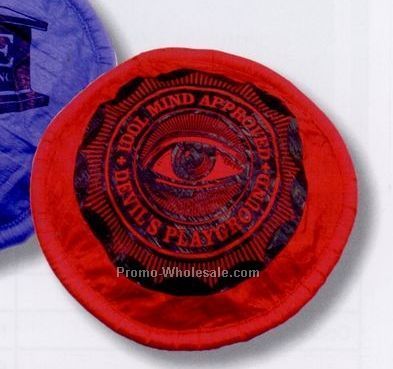 10" Parachute Nylon Flying Disc (Red)
