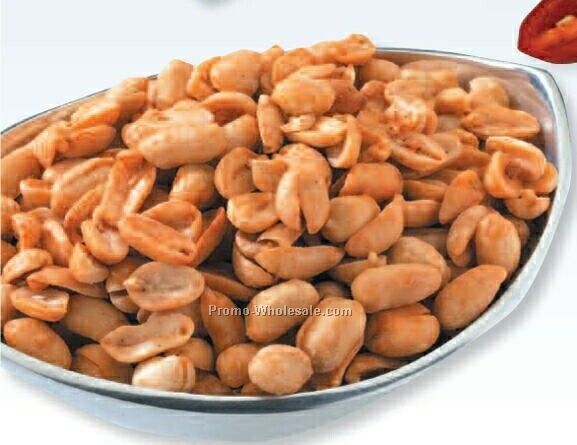 10 Oz. Nacho Jalapeno Seasoned Peanuts Can W/ Custom Label