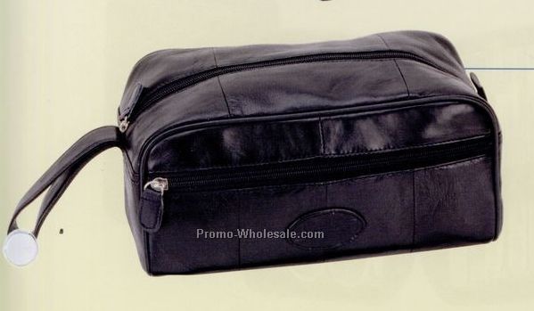 10"x5"x5" Genuine Nappa Leather Verona Travel Kit