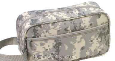 10"x6"x4" Digital Camo Travel Kit With Handle