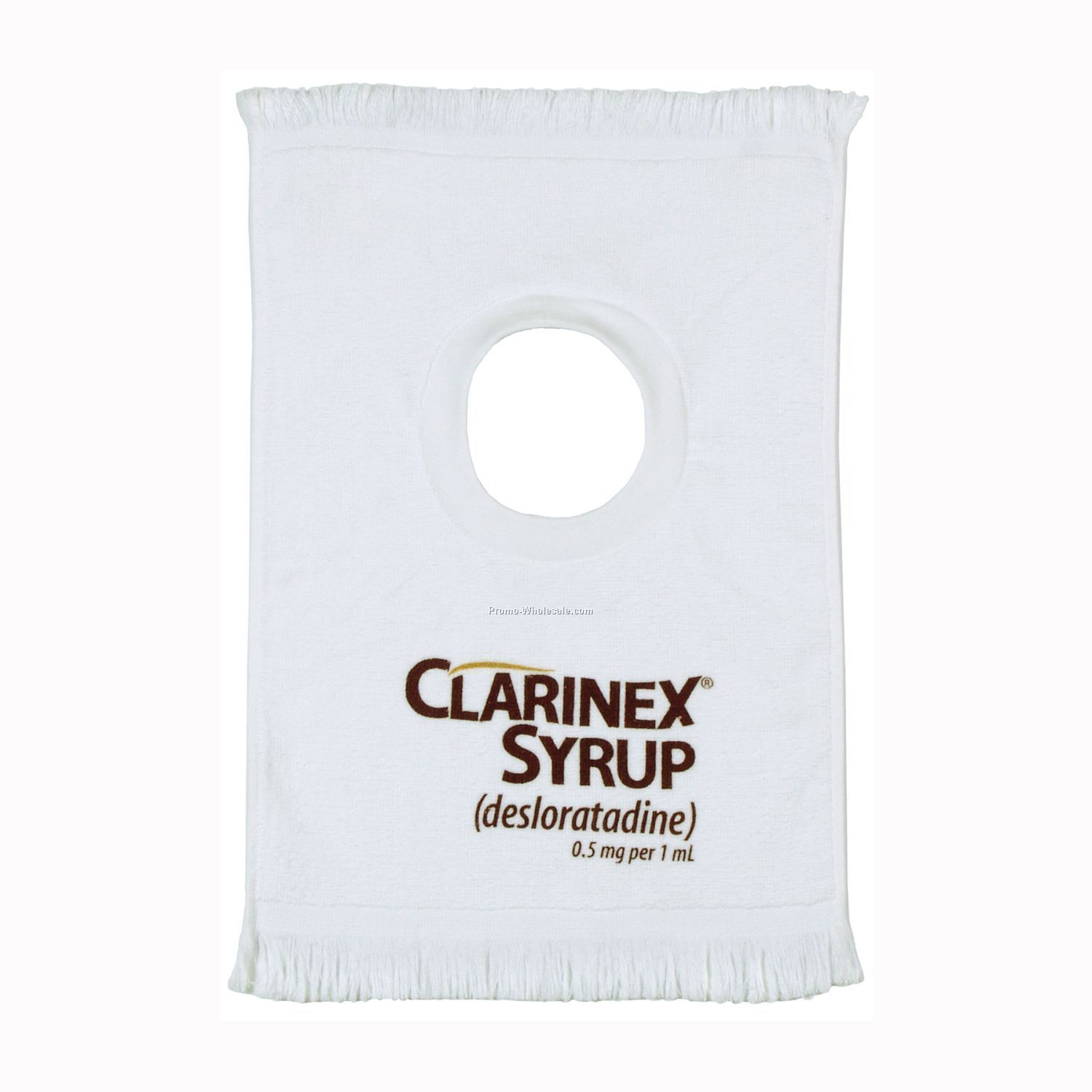 11"x18" Velour Terry Pullover Baby Bib (Embroidered)
