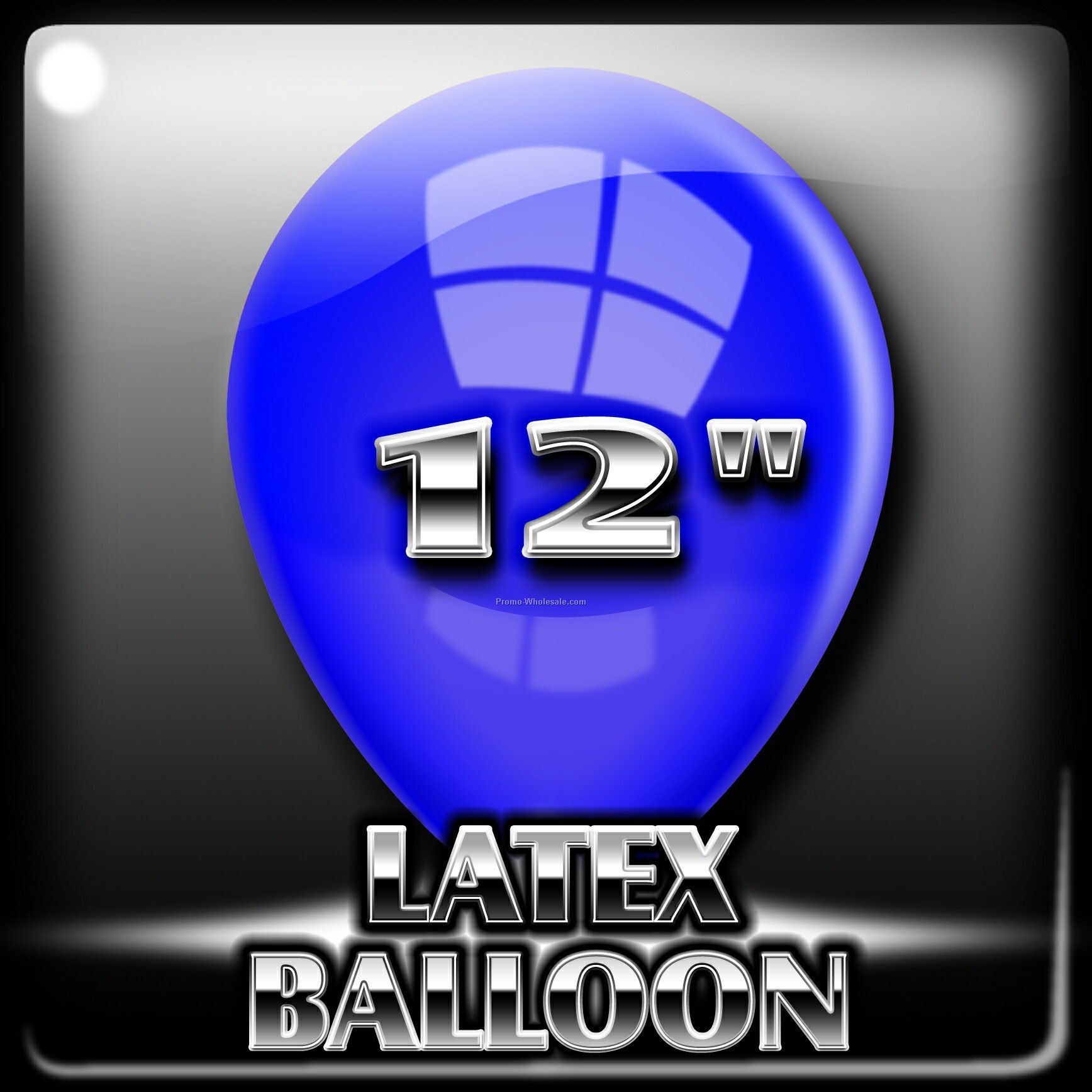 12" Crystal Latex Balloon
