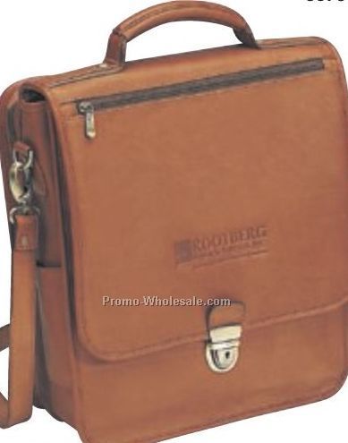 12-1/2"x14"x5-1/2" The Reporter Vertical Briefcase