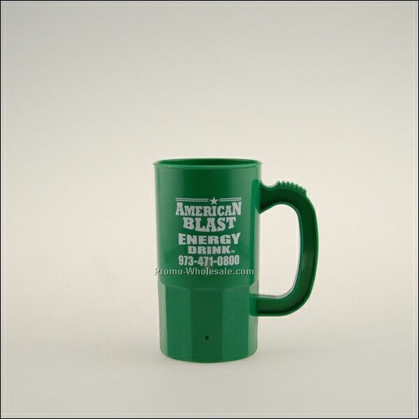 14 Oz. Green Handled Stein Mug