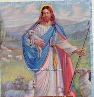 15-1/2"x28" Religious Wall Calendar - The Good Shepherd