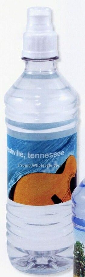 16.9 Oz. Clear Bottled Water W/ Full Color Label