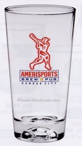 16 Oz. Baseball Sport Bottom Pint Glass