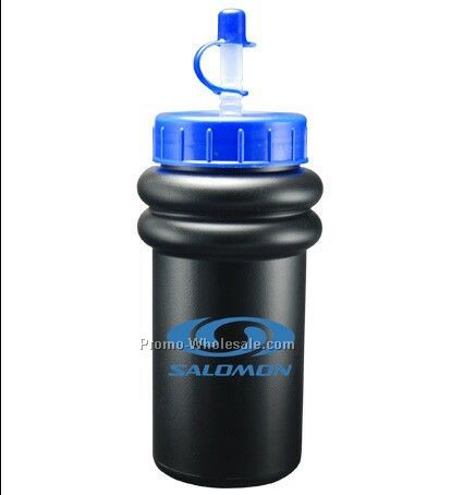 16 Oz. Budget Mini Muscle Bottle With Straw Tip Lid