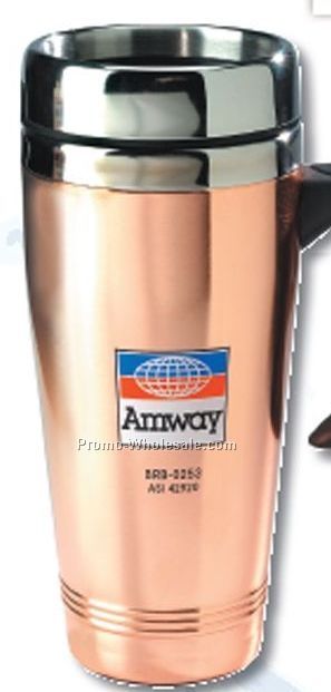 16 Oz. Copper Finish Stainless Steel Mug