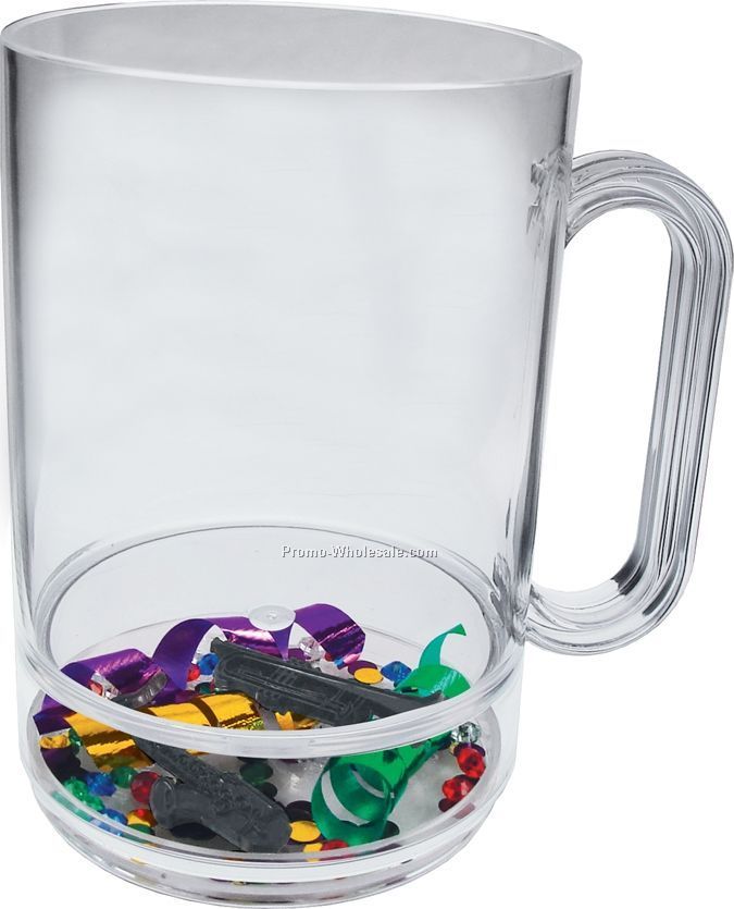 16 Oz. Mardi Gras Compartment Mug