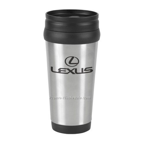 16 Oz. Stainless Steel Travel Mug