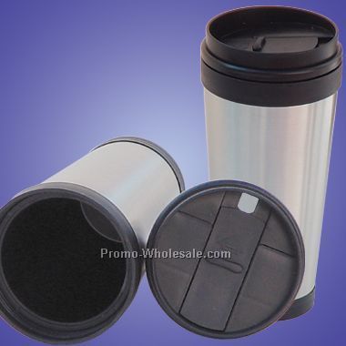 16 Oz Steel Drum Thermo Cup - Laser Engraved