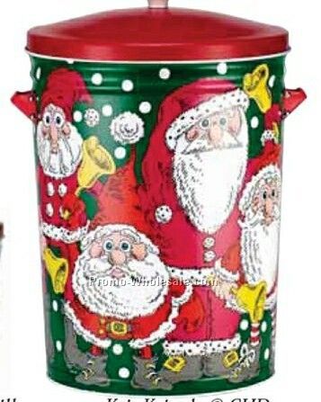 17-3/4"x23" 20 Gallon Design Tins - Kris Kringle By Chd